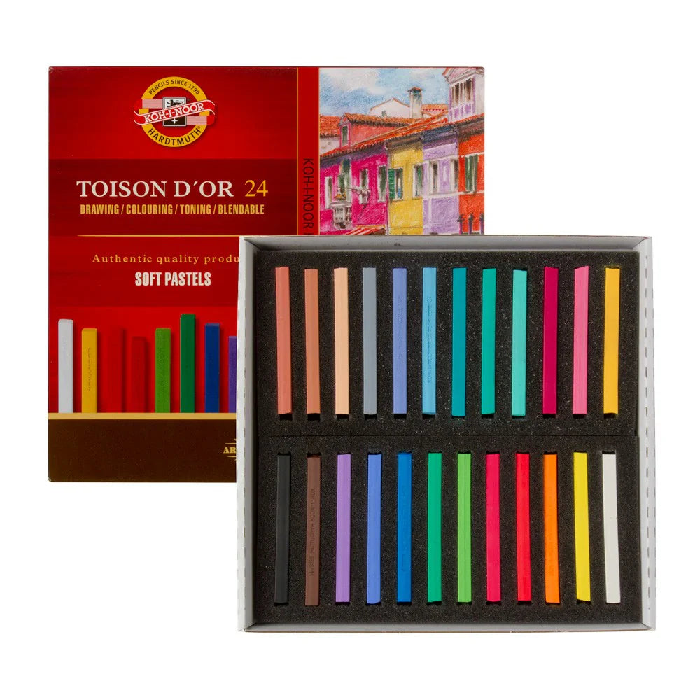 Koh-I-Noor Toison d'Or Soft Pastels Set of 24pc