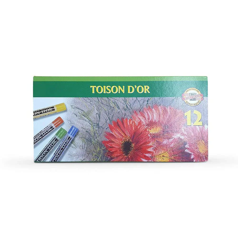 Koh-i-Noor- Toison D'Or Set of 12 Dry Artists Soft Pastel Set of 3packet