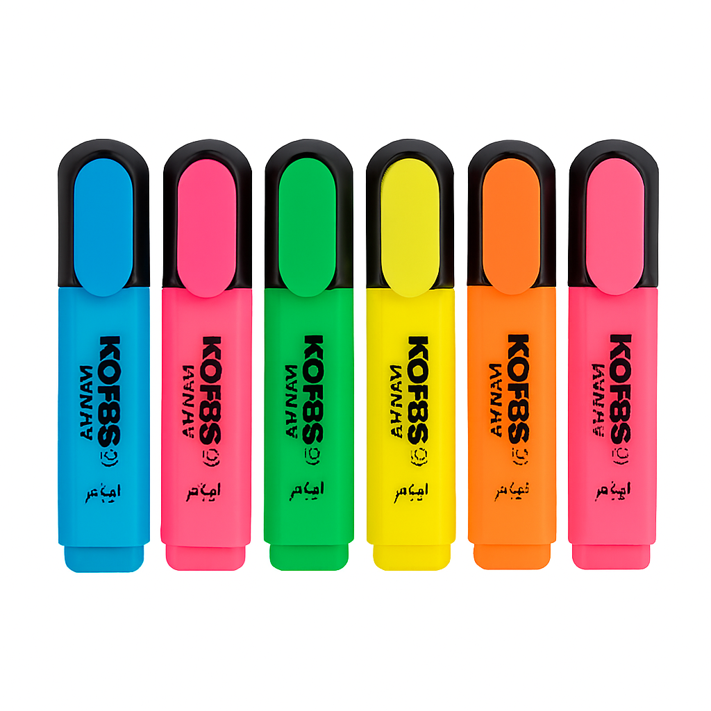 Kores Highlighter Set-6 36160
