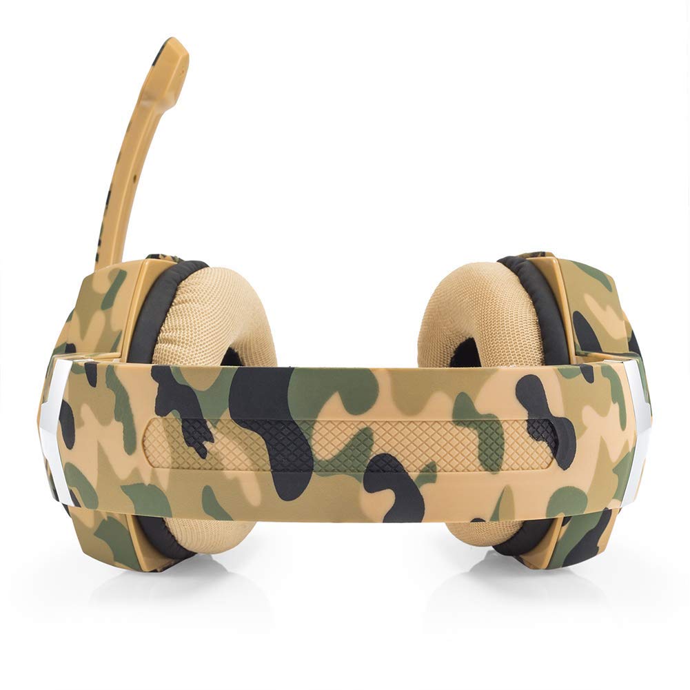 Kotion Each G2600 Gaming Headphone with Mic and LED (Camo Yellow)