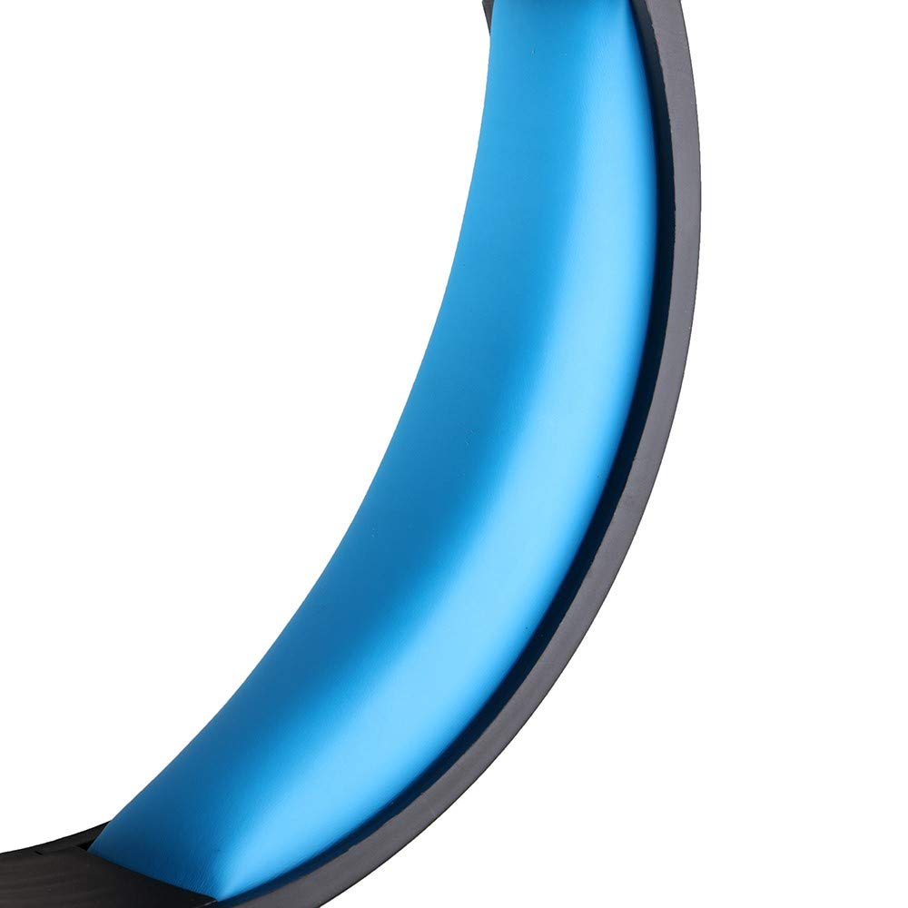 Kotion Each: Over The Ear Wired Headsets With Mic & Led - G9000 Edition For Pc/Ipad/Iphone/Tablets/Mobile Phones (Black/Blue)