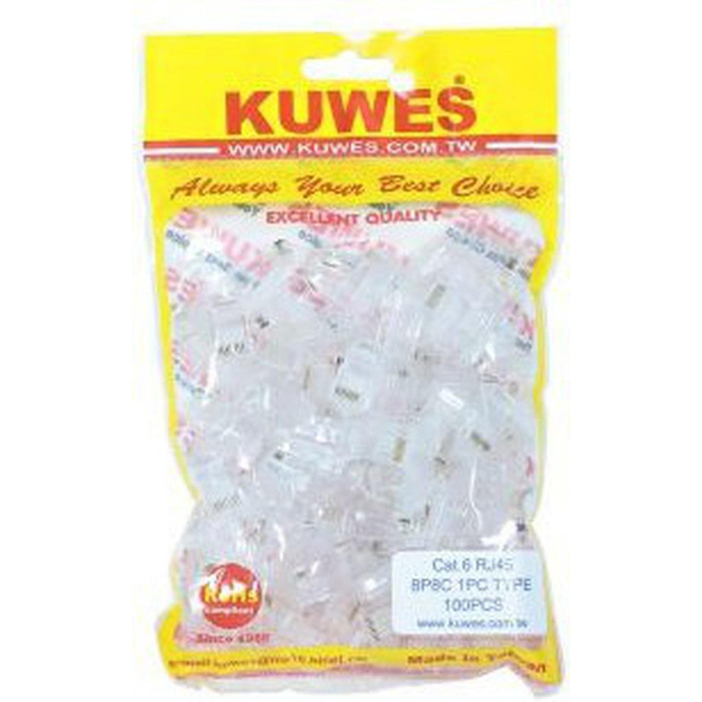 Kuwes Cat 6 Rj45 Connectors Pack Of 100