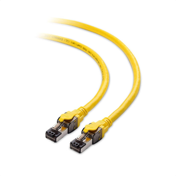 Kuwes Cat.8 High Speed Ethernet Cable Up To 40Gbps 5m Yellow