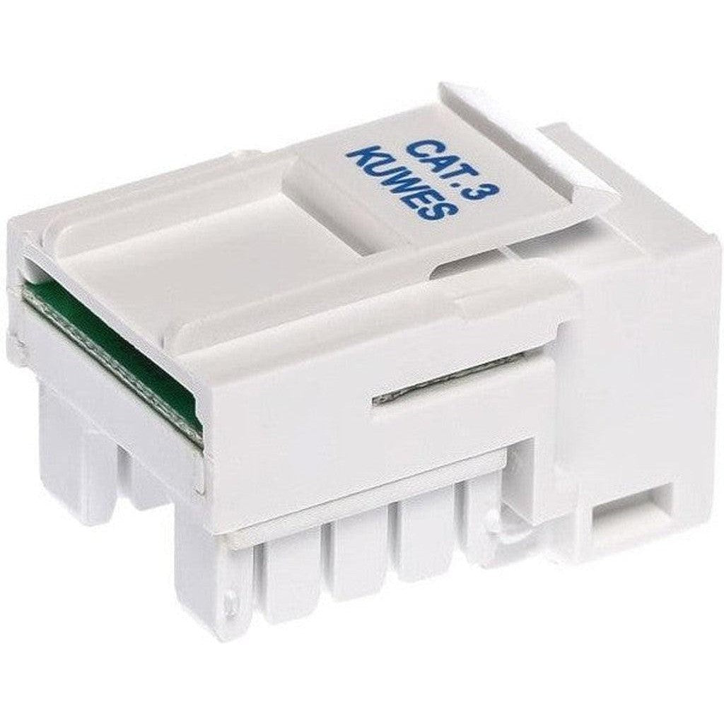 Kuwes Keystone Jack Rj11 Cat3 Module 6P4C
