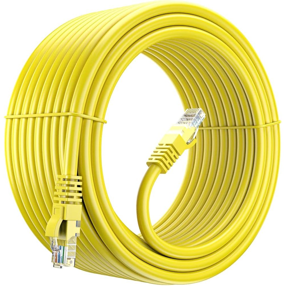 Kuwes Network Cat 6 Cable Yellow - 15 Meter