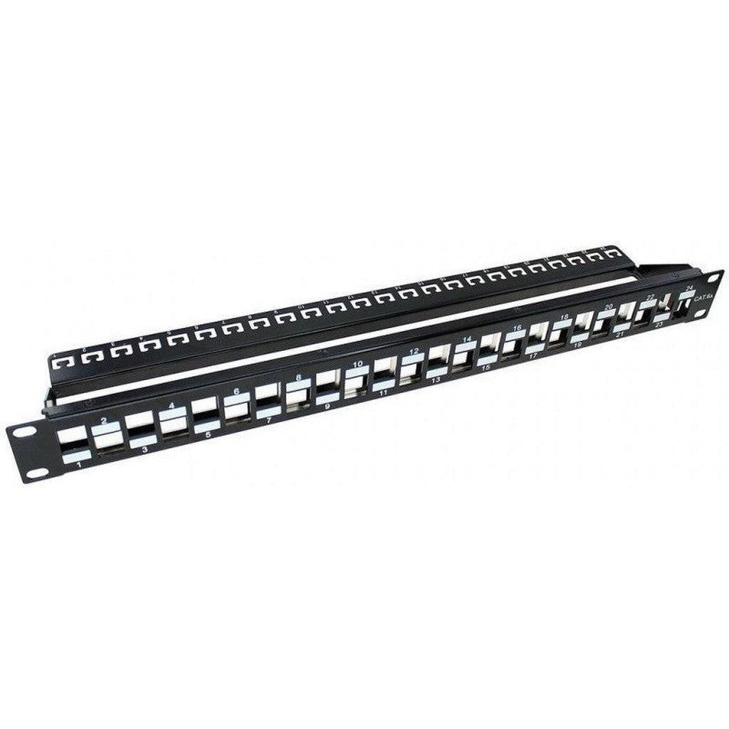 Kuwes Patch Panel Cat6A Unshielded 24 Port