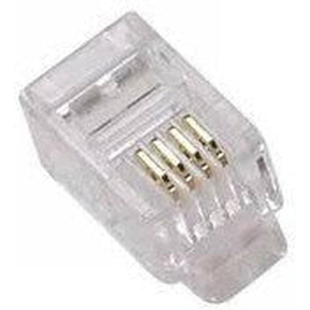 Kuwes Rj11 Connector 6P4C 100 Pcs Pack