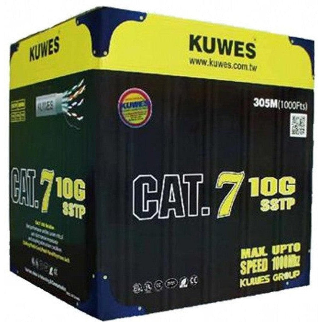 Kuwes Super7 Sstp Cat7 Ethernet Cable 23Awg 305 Mtr.