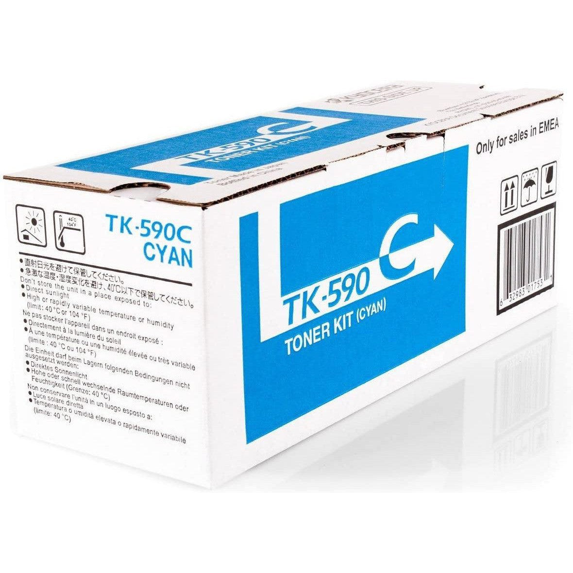 Kyocera Toner Cyan Cartridge Tk 590 C Cyan