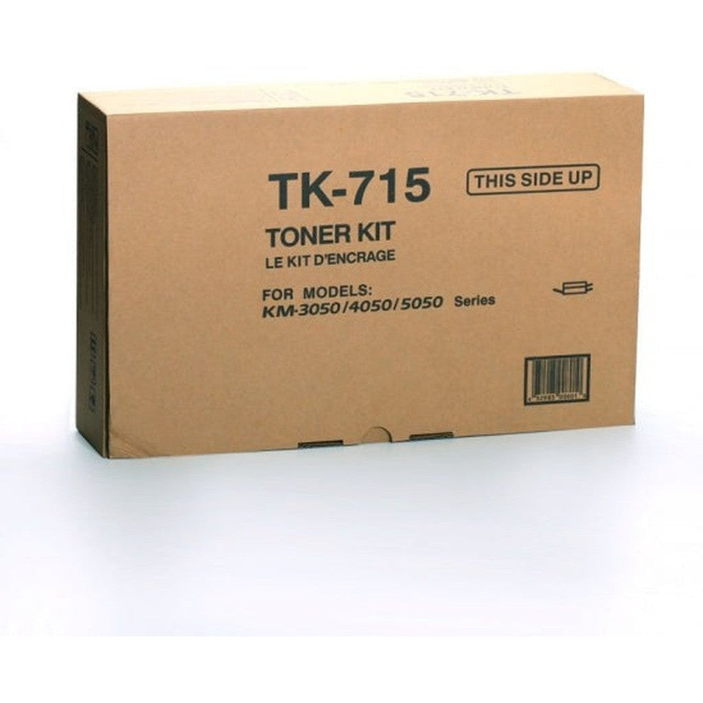 Kyocera Toner Kit Tk-715 Black For Use In Kyocera.
