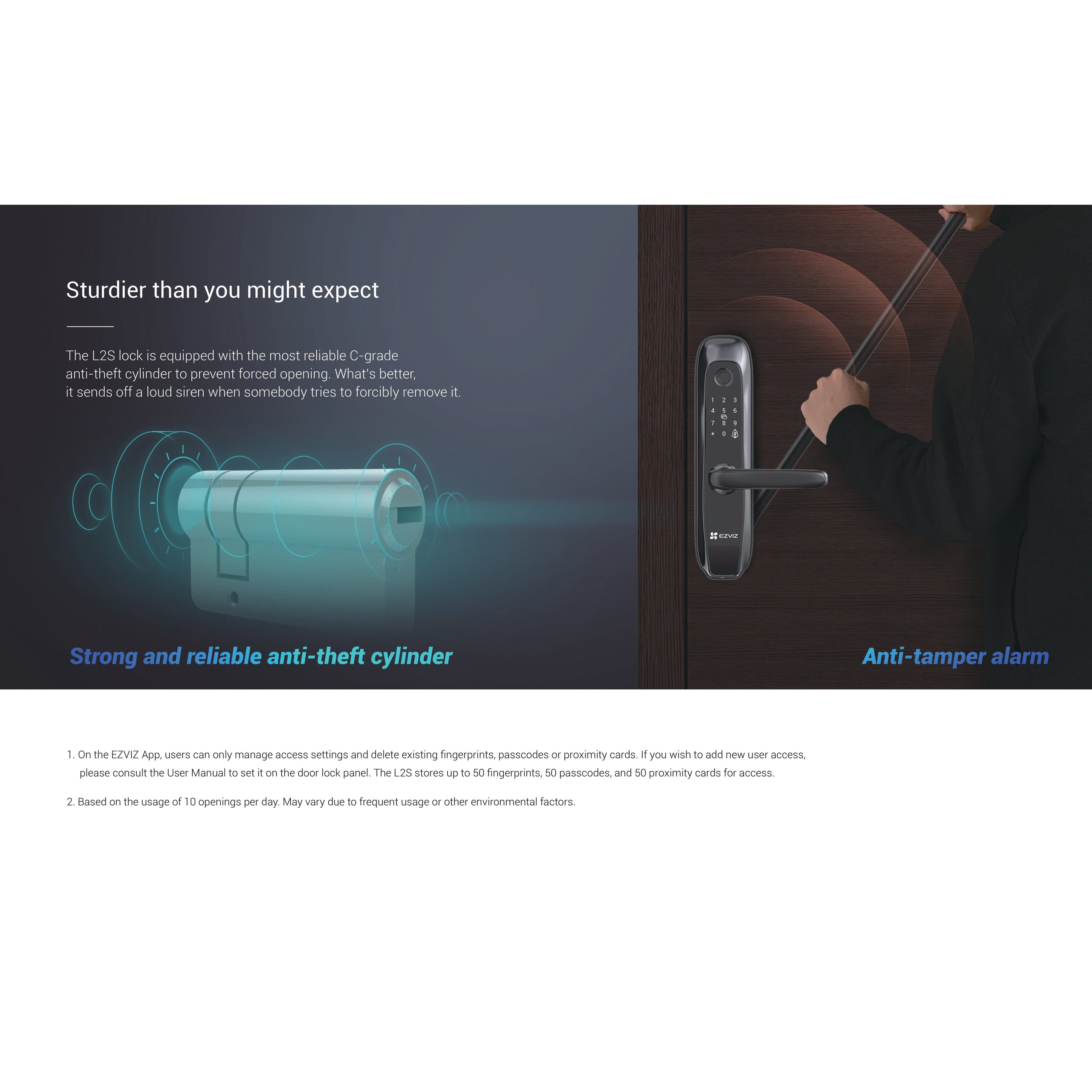 Ezviz L2S Smart Fingerprint Lock