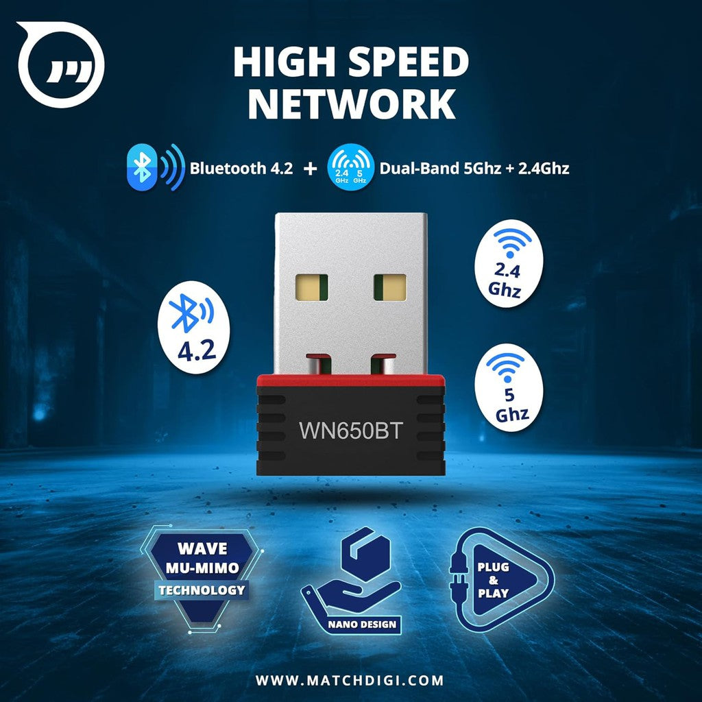 LB-LINK USB WIFI+BLUETOOTH WN650BT