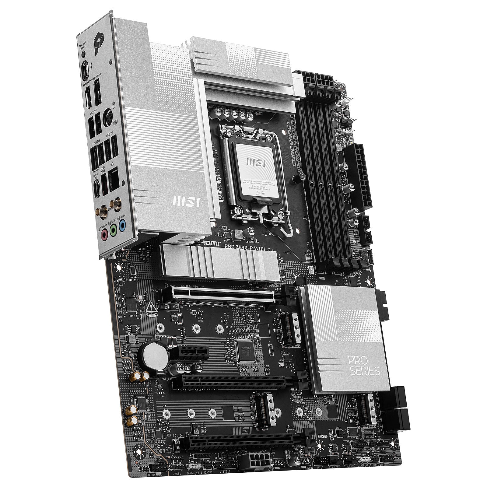 Msi Pro Z890-P Wifi Ddr5 Motherboard Black