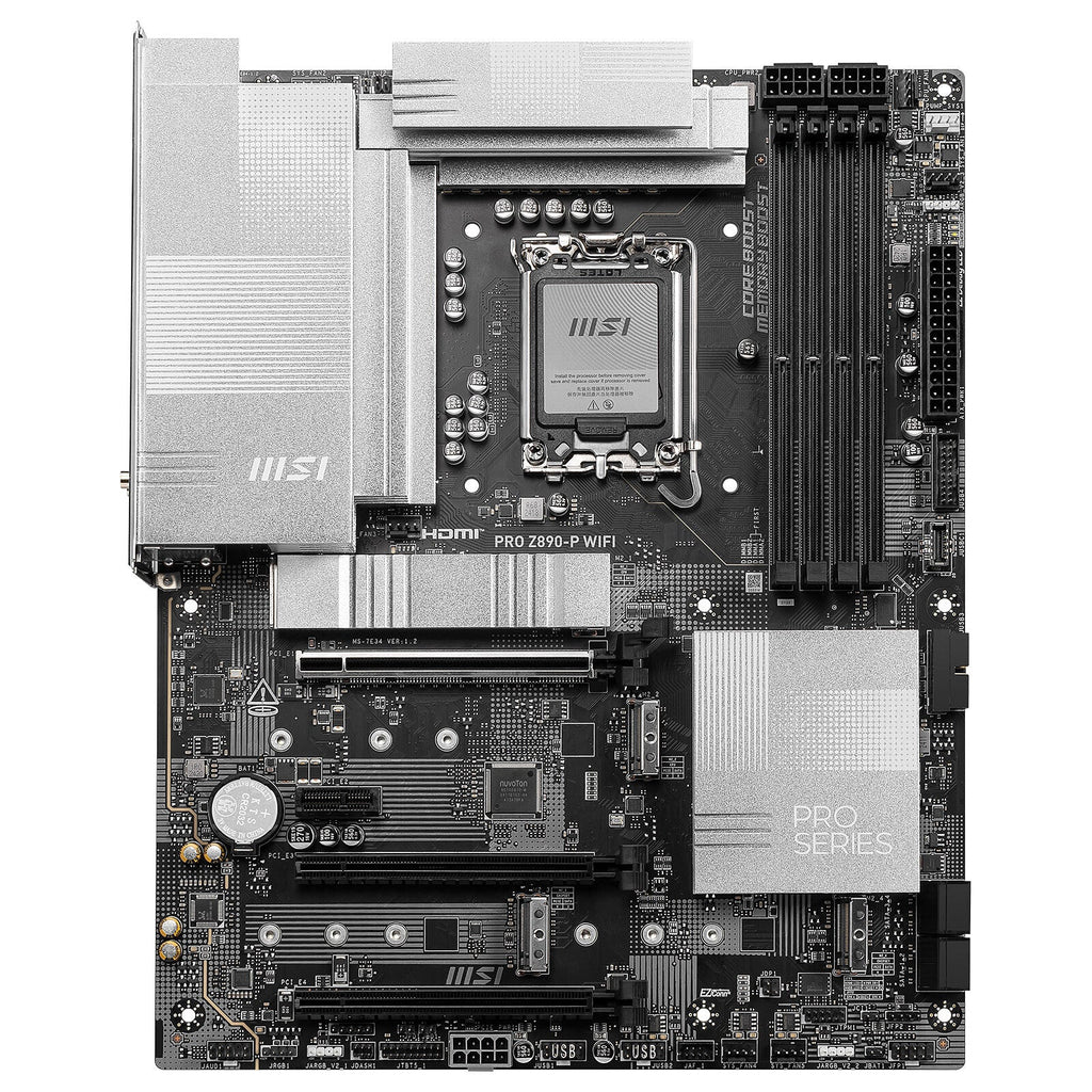 Msi Pro Z890-P Wifi Ddr5 Motherboard Black