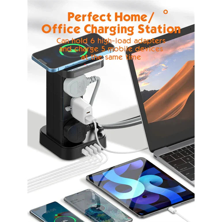 LDNIO 6 AC Tower Extension Power Socket SKW6458 - Surge Protector & Power Hub