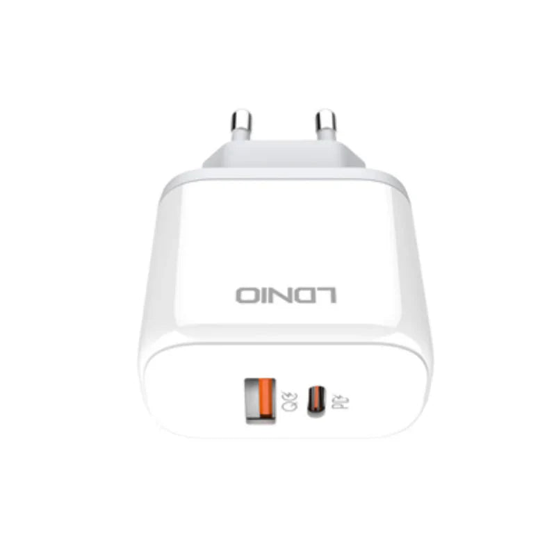LDNIO A2526C Fast Wall Charger - 45W / USB-A / Type-c / White