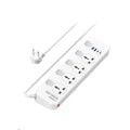LDNIO SC4408C 4 AC Outlets Universal Power Strip - USB-A / USB-C / White