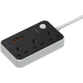 LDNIO SK3469 Extension Power Sockets - USB-C / USB-A / 3 Meter / Black