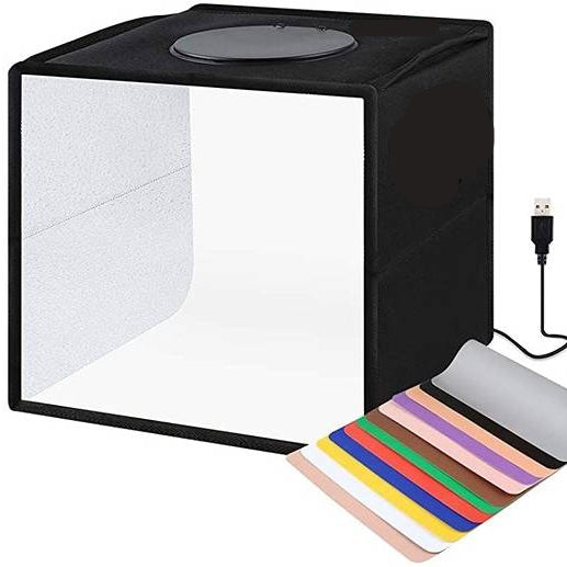 LED Portable Folding Photo Studio Light Box 40 cm x 40 cm