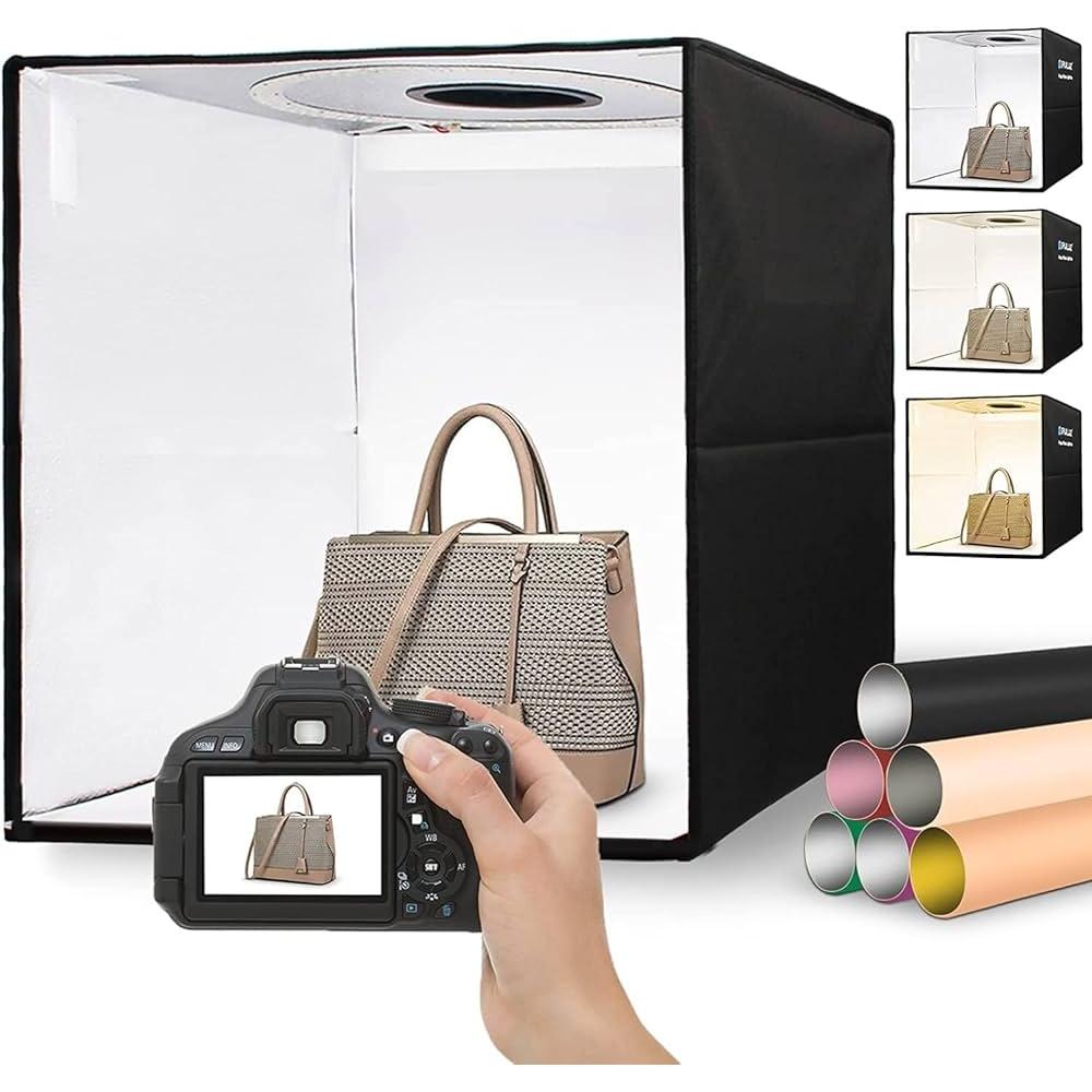 LED Portable Folding Photo Studio Light Box 40 cm x 40 cm