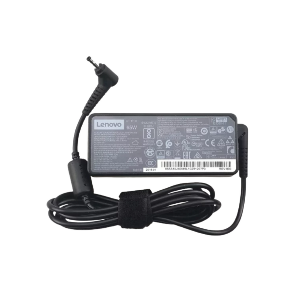 Lenovo Laptop Charger with Power Cable – 65W 20V 3.25A (4.0×1.7mm)