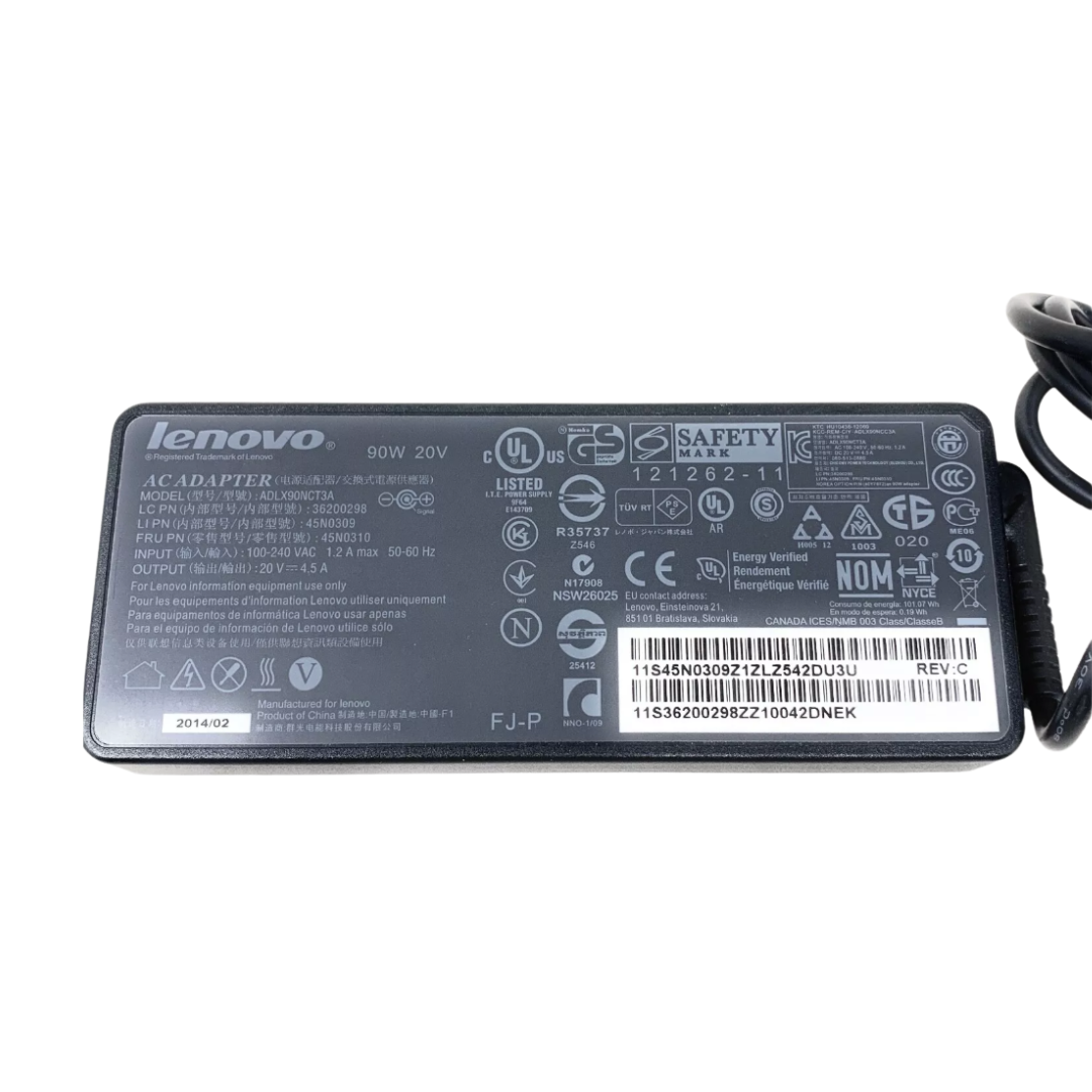 Lenovo 7.9*5.5 Laptop Charger with Power Cable 90W 20V 4.5A