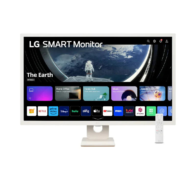 LG 32SR50F-W FHD IPS Smart Monitor - 31.5" IPS FHD / 5ms / USB-A / HDMI - White