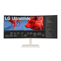 LG 38″ UltraWide Curved Monitor with 144Hz, Nano IPS, HDR600, WQHD (3840x1600), HDMI 2.1, USB-C 90W, KVM Speaker - White