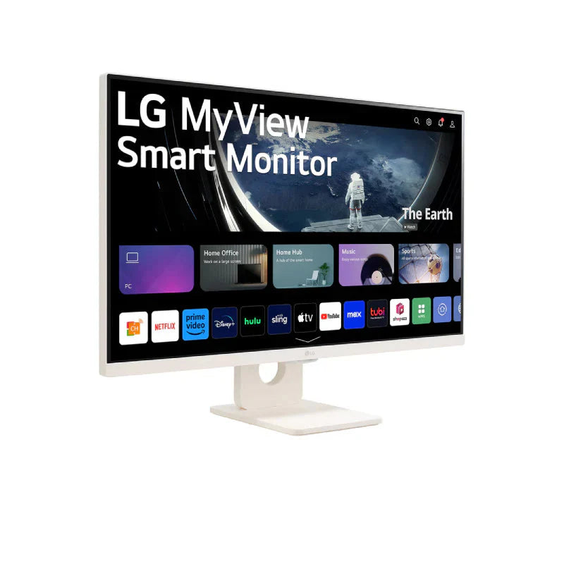 LG 27″ SR50 Full HD IPS MyView Smart Monitor with webOS and Built-in Speakers