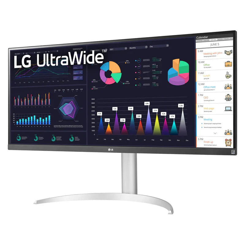 LG UltraWide FHD IPS Monitor - 34.0" IPS WFHD / 5ms / USB-C / HDMI / DisplayPort / 100Hz