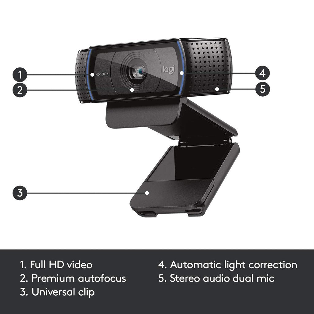 LOGITECH C920 HD PRO WEBCAM