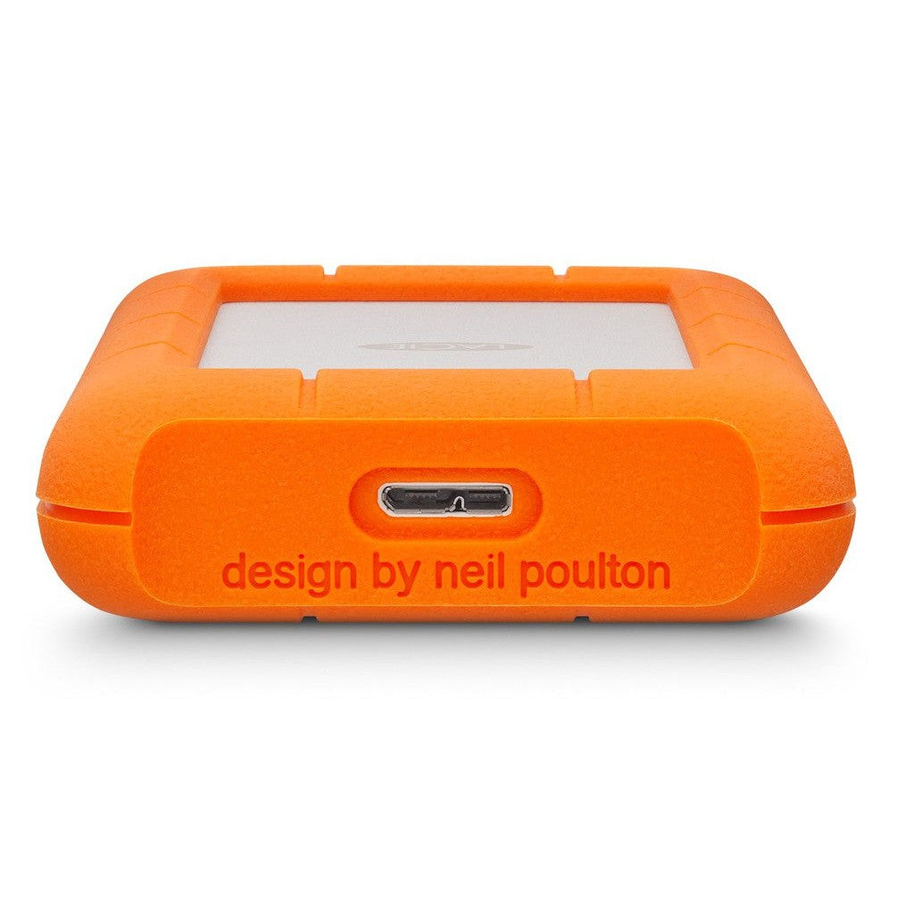 LaCie 4TB External Rugged USB-C Portable Hard Drive Up to 130 MB/s Includes 2-Years Data Recovery Services For PC & Mac