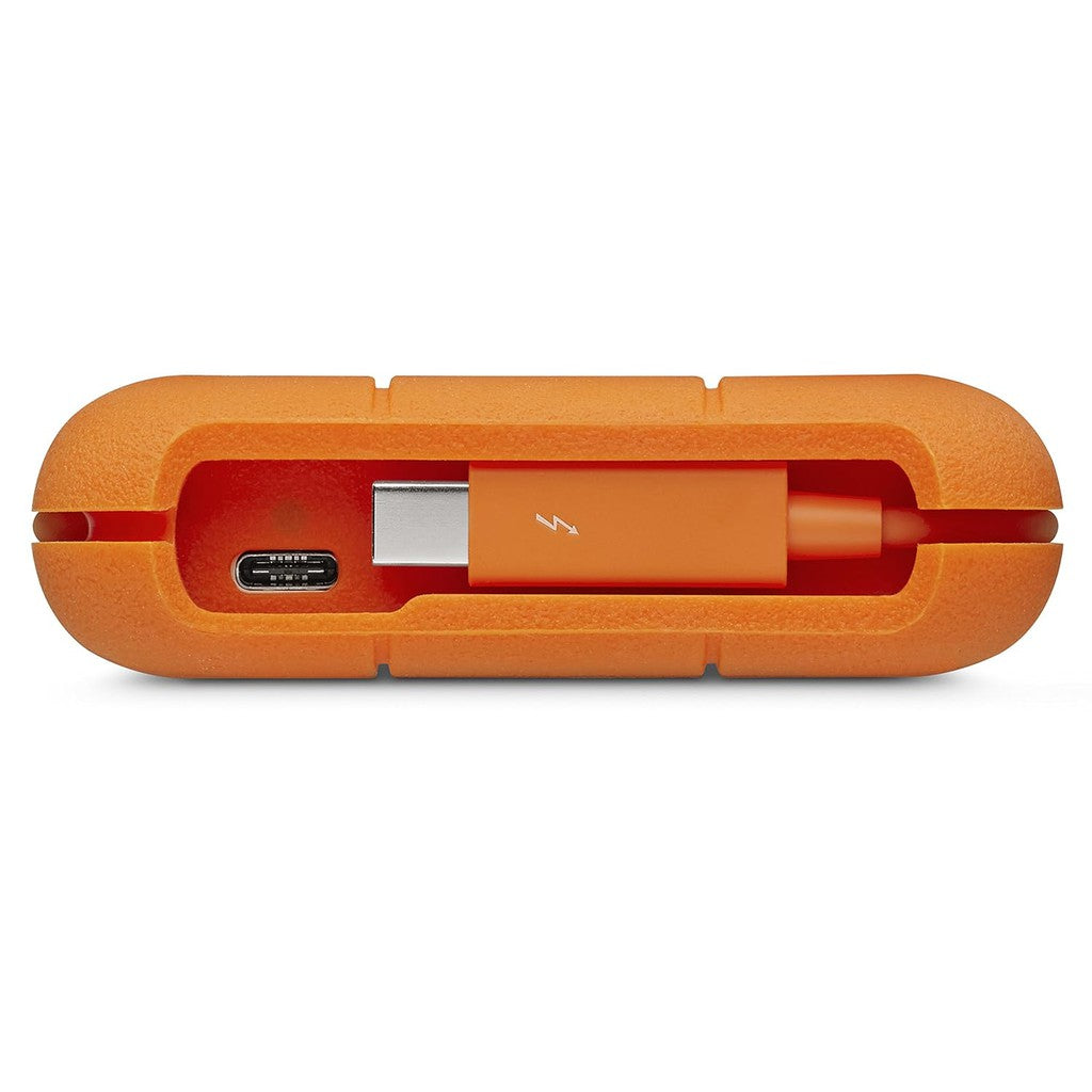 LaCie 4TB External Rugged USB-C Portable Hard Drive Up to 130 MB/s Includes 2-Years Data Recovery Services For PC & Mac