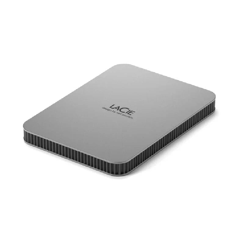 LaCie Portable Mobile Drive - 5TB / USB 3.2 Gen 1 / Type-C / Titanium Silver / External Hard Drive