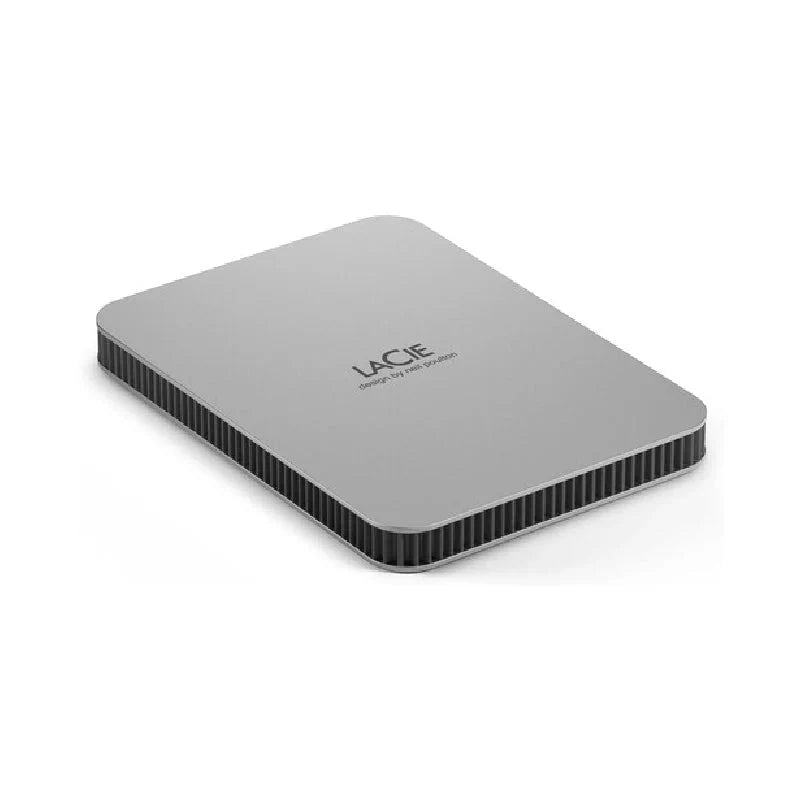 LaCie Portable Mobile Drive - 5TB / USB 3.2 Gen 1 / Type-C / Titanium Silver / External Hard Drive
