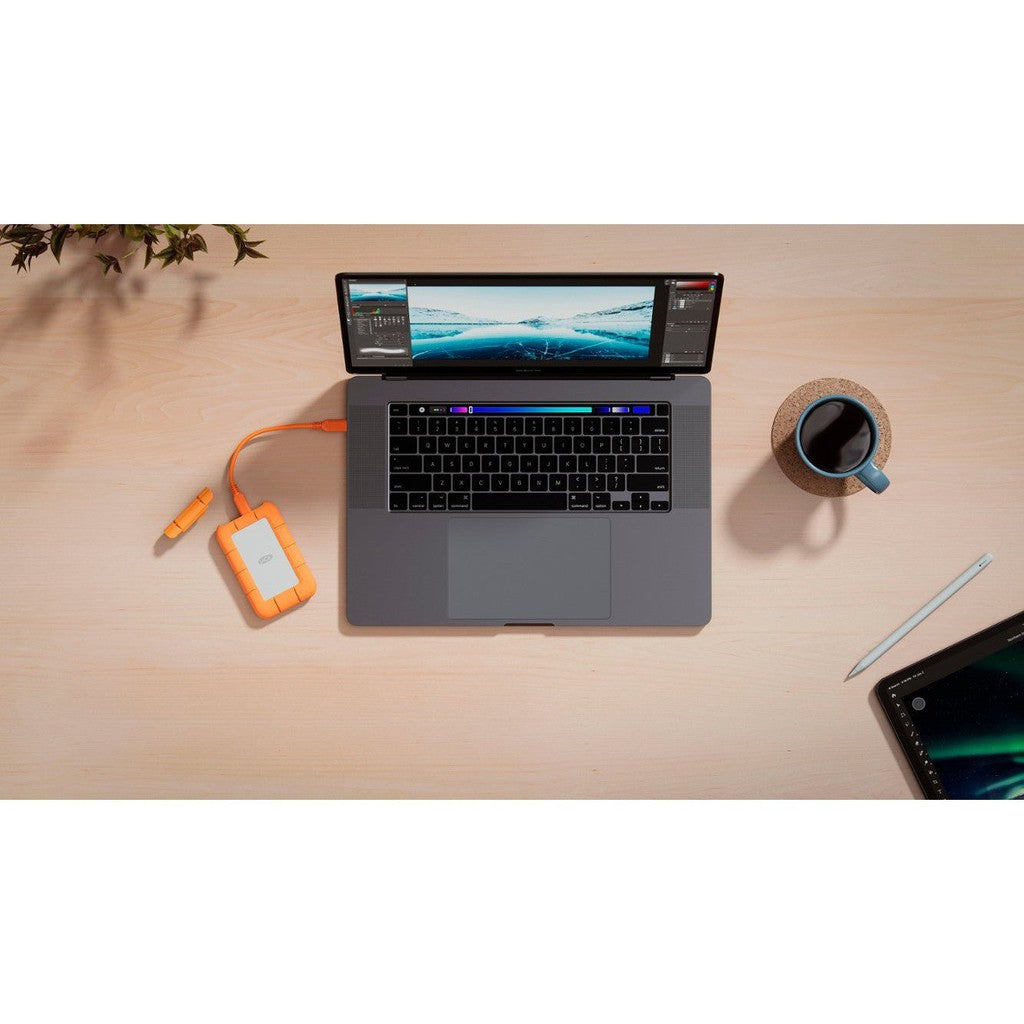 LaCie Rugged Mini - 1TB / 20 Gbps / USB 3.2 Gen 2x2 / External SSD (Solid State Drive)