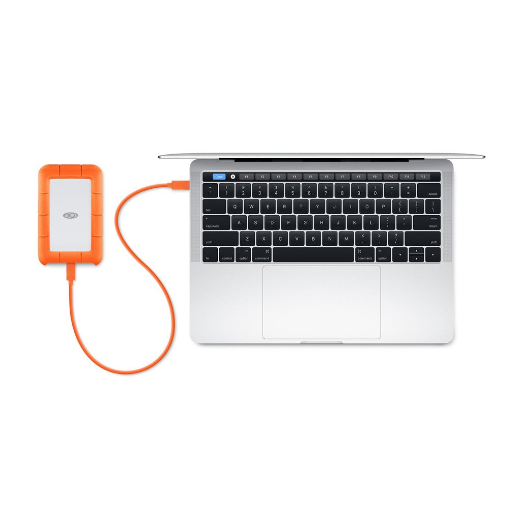 LaCie Rugged portable - 1TB / 5.0 Gbps / USB 3.1 Gen 1 / USB-C / External Hard Drive