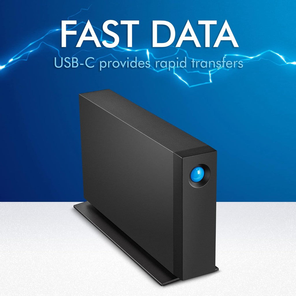 LaCie d2 Professional - 20TB / 260 MB/s / USB 3.2 Gen 2 / Type-C / External Hard Drive