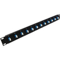 Lc Fibre Optic Duplex Patch Panel 12 Adapter