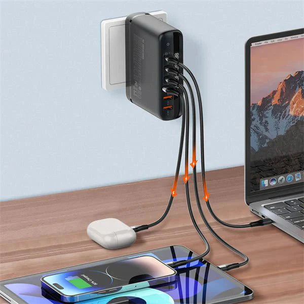 Ldnio 140W GaN Super Fast Desktop Charger A6140C - Multi-Device Charging Hub
