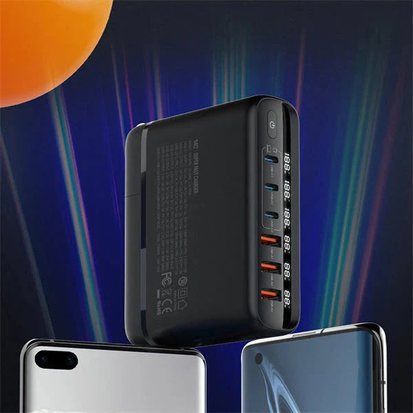 Ldnio 140W GaN Super Fast Desktop Charger A6140C - Multi-Device Charging Hub