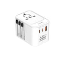 Ldnio 3 USB Ports 65W GaN Travel Converter Adapter Z6