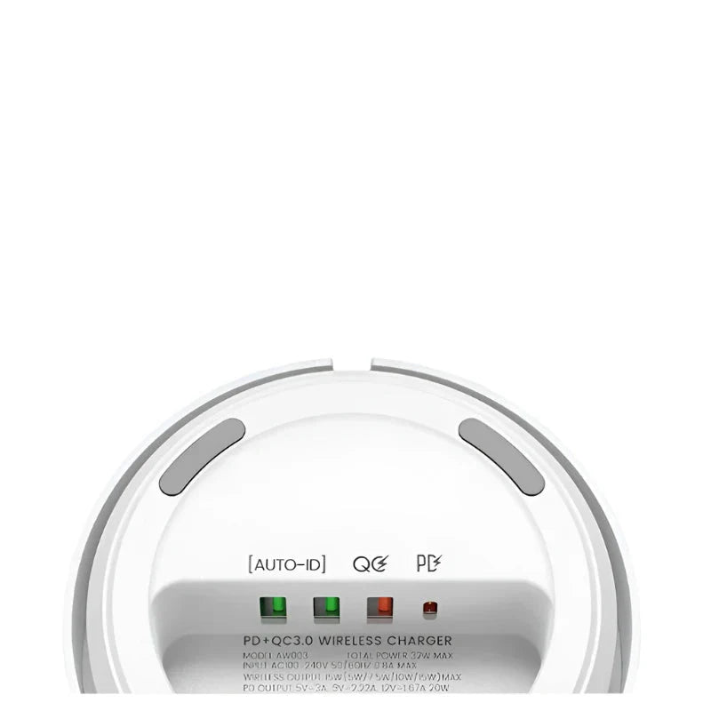 Ldnio 32W Desktop Wireless Fast Charging Station - 32W / White