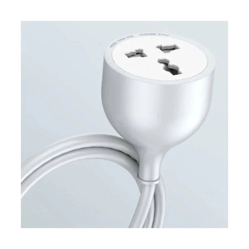 Ldnio 5M Extension Power Cord with Universal Socket 2500W – White