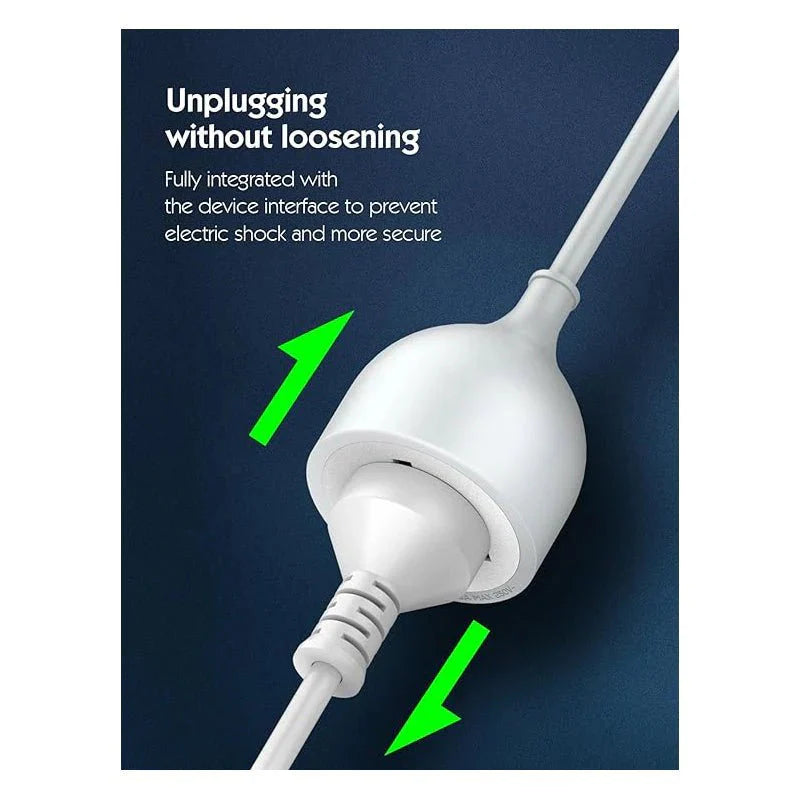 Ldnio 5M Extension Power Cord with Universal Socket 2500W – White