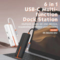 Ldnio 6 In 1 Type-C HUB Adapter White
