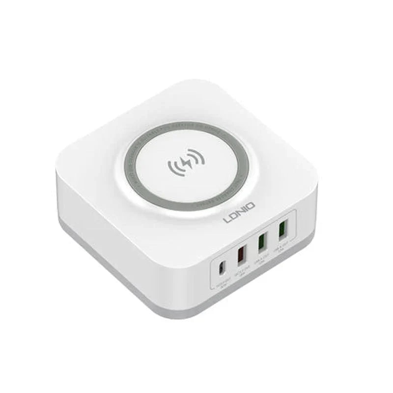 Ldnio AW004 32W Desktop Wireless Fast Charging Station – 32W / PD+QC / White