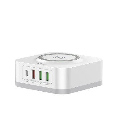 Ldnio AW004 32W Desktop Wireless Fast Charging Station – 32W / PD+QC / White
