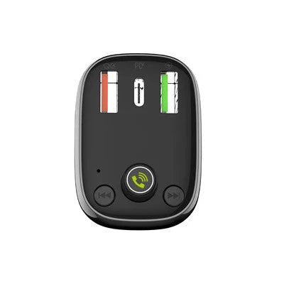 Ldnio C704Q Bluetooth FM Transmitter With Triple USB Charger with Lightning Cable