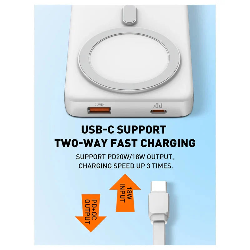 Ldnio PQ17 Magnetic Wireless Power Bank - 10,000mAh / 22.5W